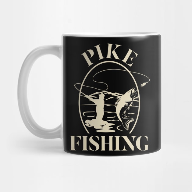 Pike Fishing by Foxxy Merch